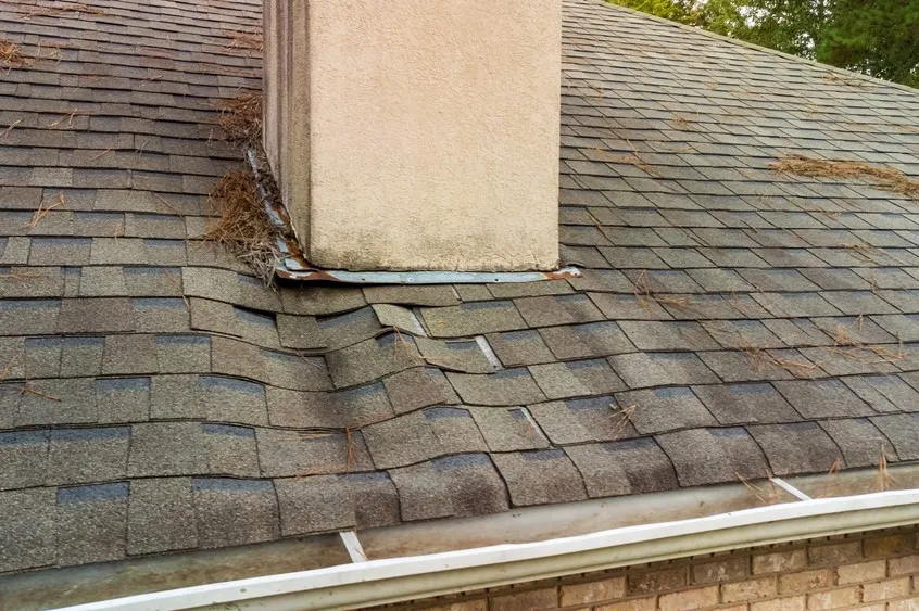 Water Damaged Roof